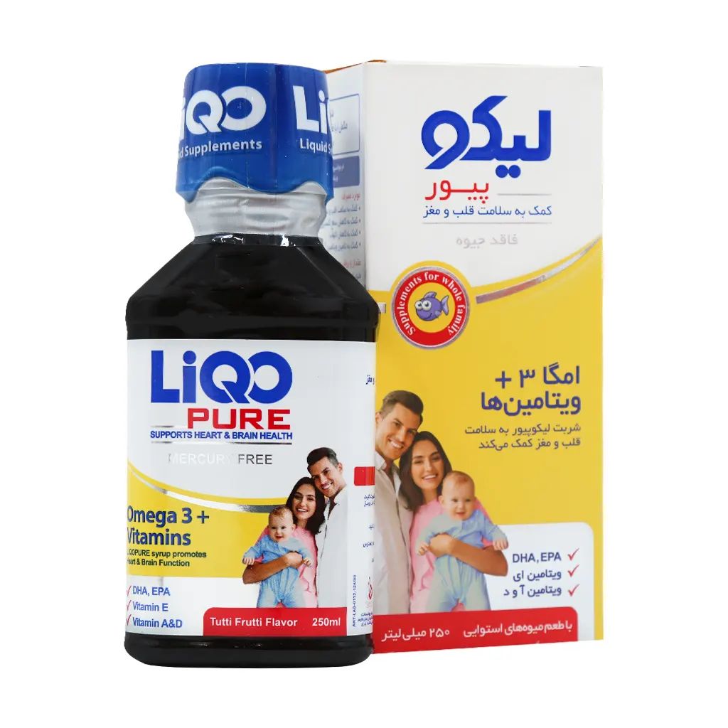AbianPharmed-Liqo-Pure-Syrup-250-Ml شربت لیکو پیور - تصویر 1