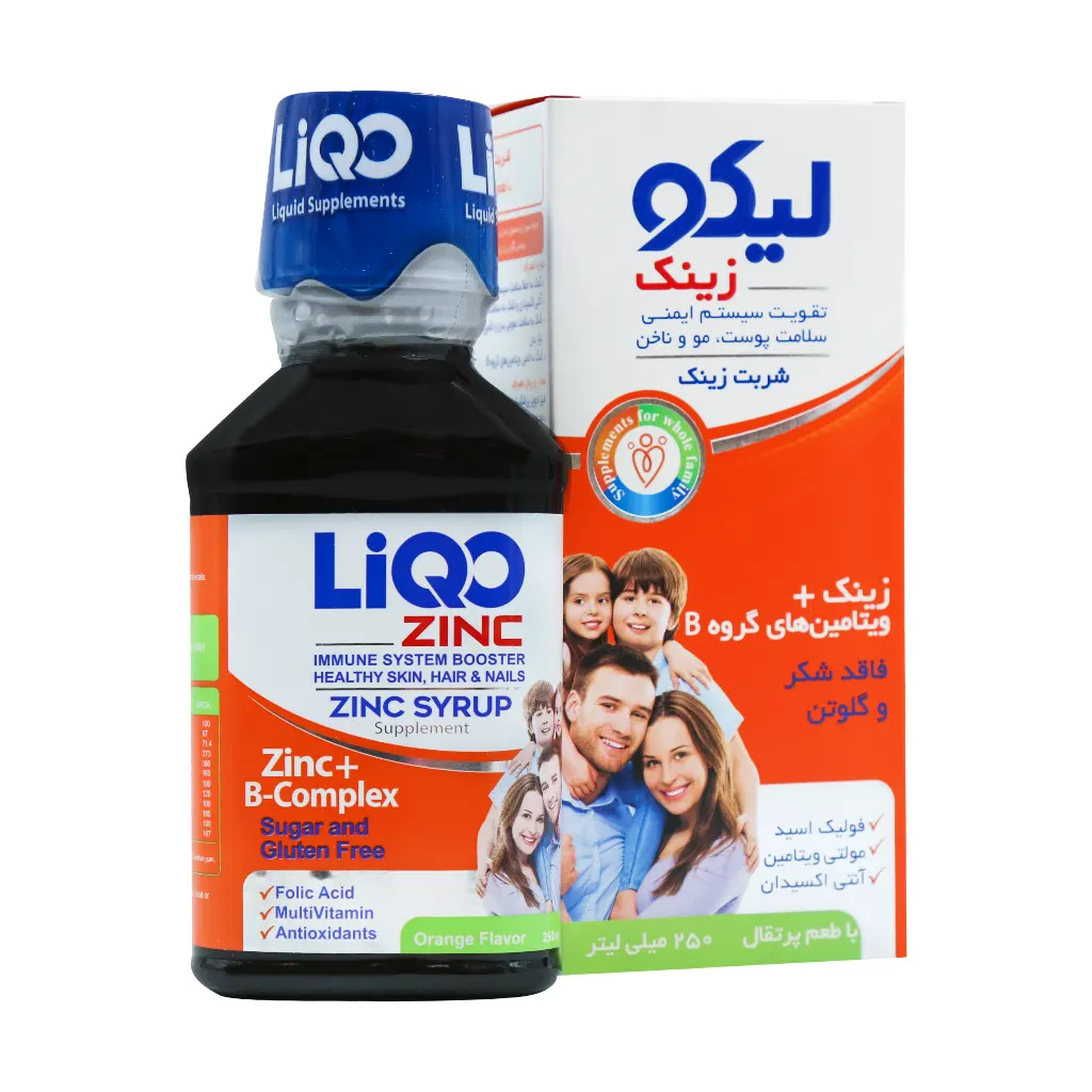 AbianPharmed-Liqo-Zinc-Syrup-250-ml شربت لیکو زینک - تصویر 1