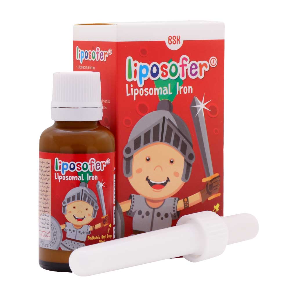 BSK-liposofer-iron-drop-30 قطره خوراکی آهن لیپوزوفر - تصویر 1