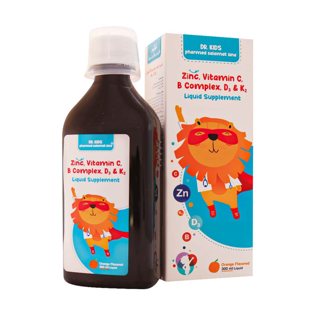 Dr-Kids-Zinc-Liquid-Supplement-300 شربت زینک دکتر کیدز - تصویر 1