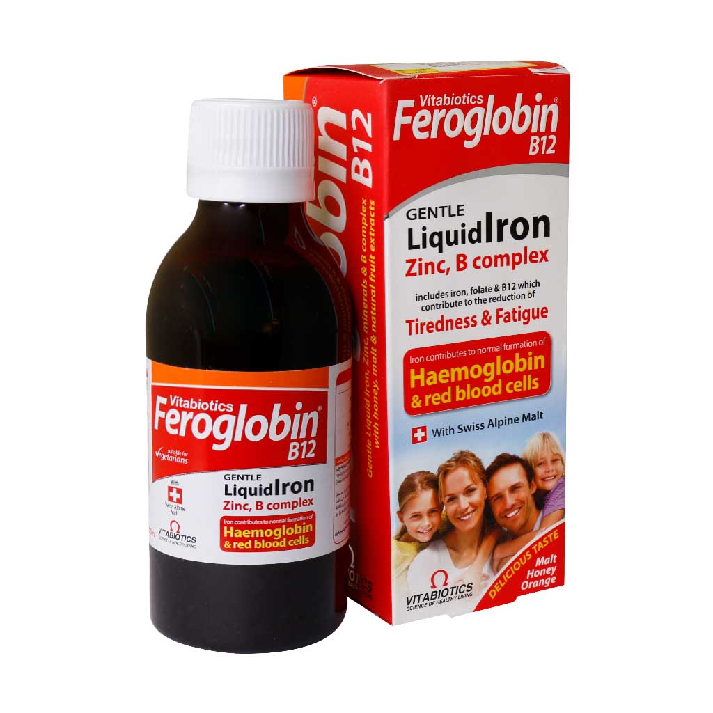 Vitabiotics-Feroglobin-B12-2 شربت فروگلوبین B12 ویتابیوتیکس - تصویر 1
