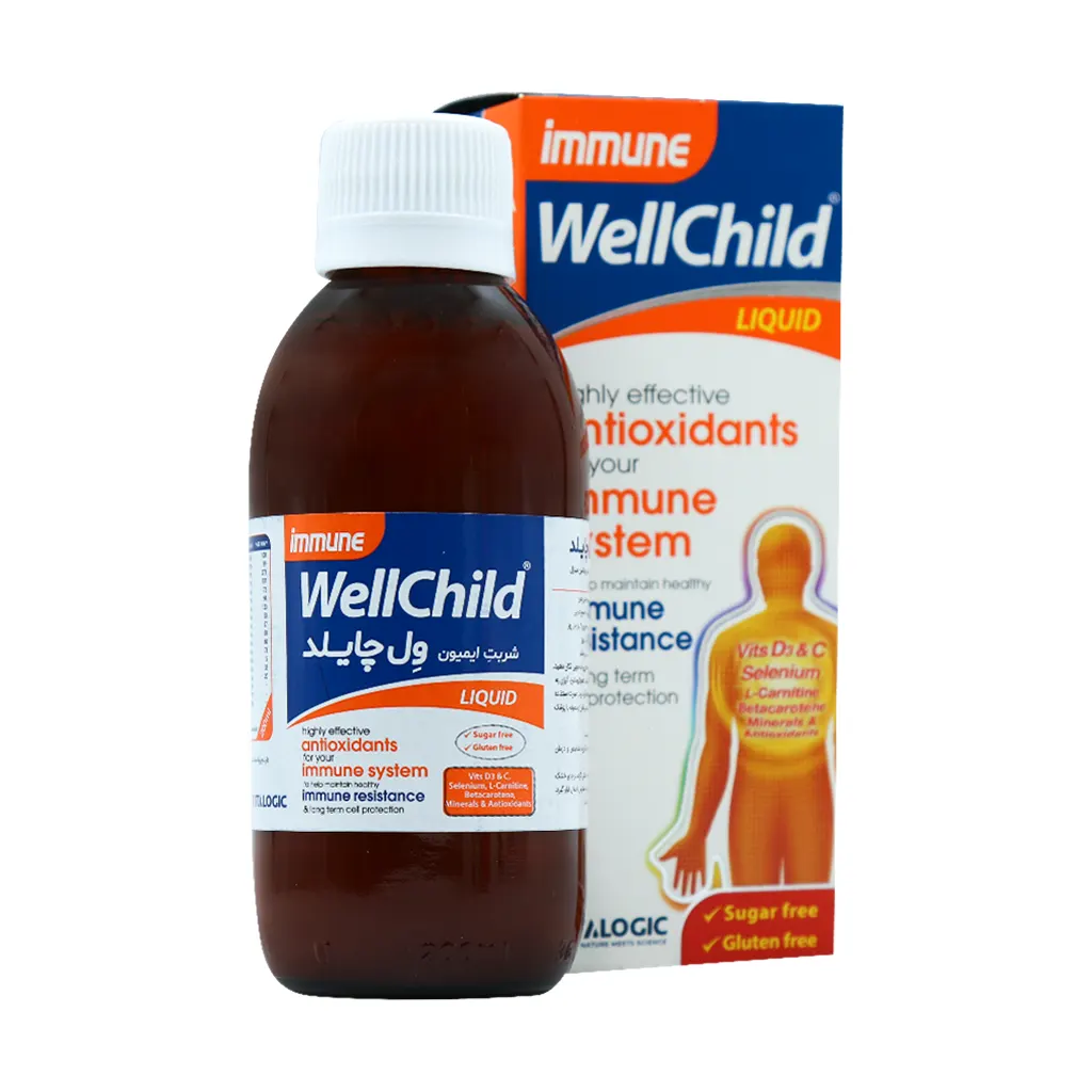 Vitalogic-Immune-Well-Child-Liquid-200 شربت ایمیون ول چایلد ویتالوژیک - تصویر 1